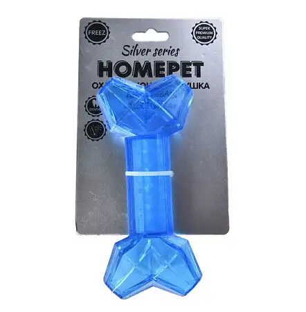 Купить homepet silver series косточка игрушка для собак охлаждающая
