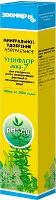 ЗООМИР Унифлор Аква-7, минеральное удобрение для аквариумных растений нейтральное